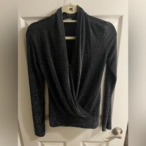 express glitter holiday new years top xs